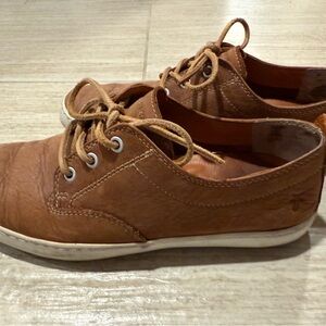 Frye Brown Leather Sneakers